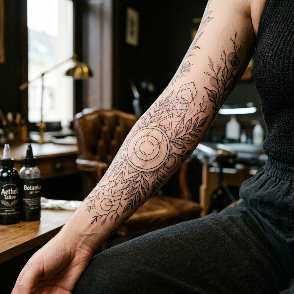 Amazink Atelier Inspiration - Exquisite Fine Line Tattoo Work